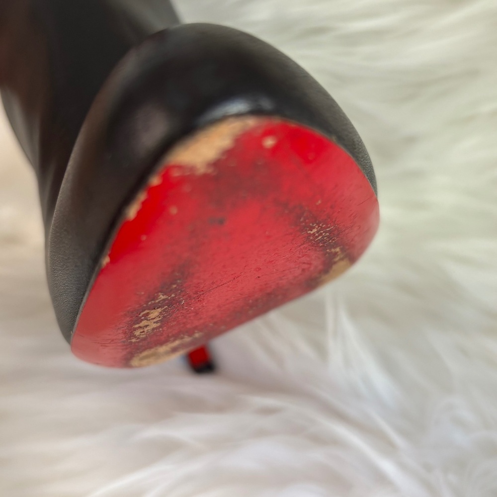 Christian Louboutin Kate Botta 85 mm Boots Black 37 - Picture 9 of 16